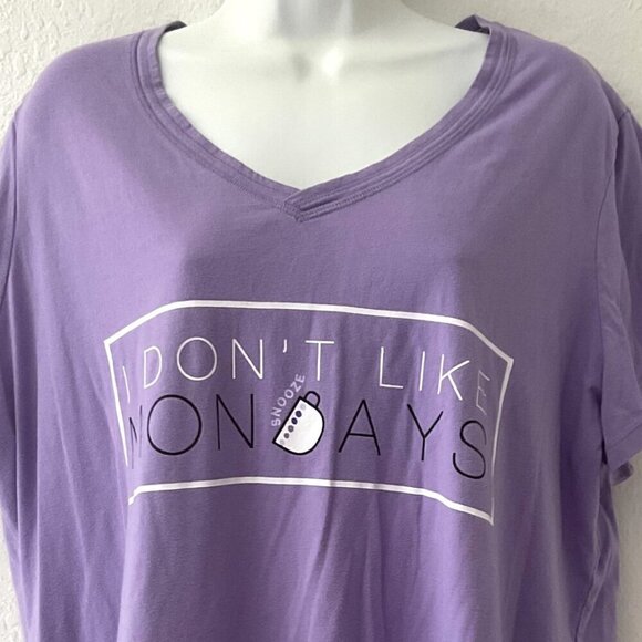 I DON’T LIKE MONDAYS T SHIRT PLUS 18-20W EUC - Picture 2 of 9